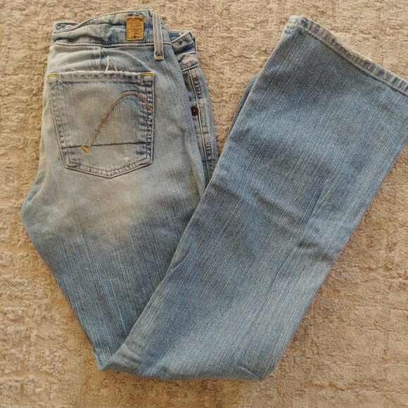 VINTAGE Guess jeans low-rise flared size 27 - Picture 1 of 13